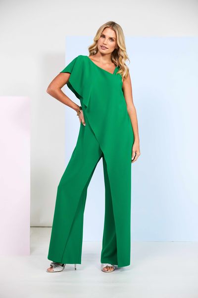 JUMPSUIT WITH OVER TOP KCS26149-EMERALD