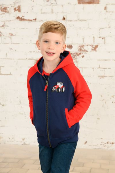 LIGHTHOUSE-JACKSON FULL ZIP TRACTOR NAVY RED