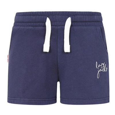 LAZY JACKS GIRLS SUPERSOFT JERSEY SHORTS LJ55C-NAVY