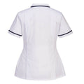 CLASSIC WORK TUNIC STRETCH LW17-WHITE NAVY