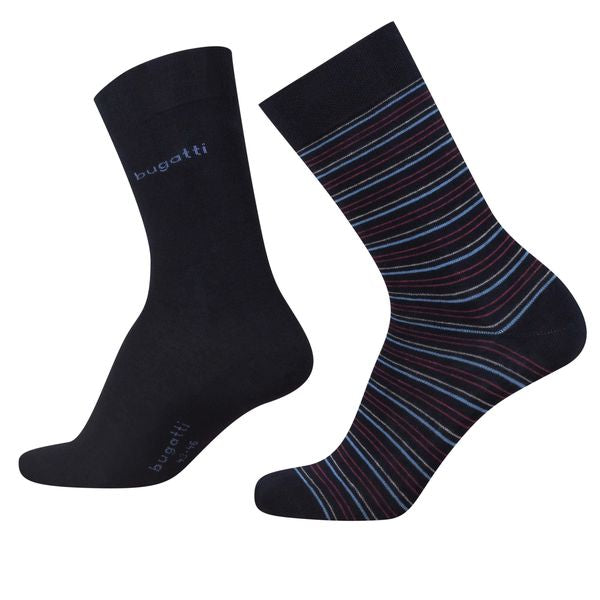 BUGATTI STRIPE 2 PACK 6360 G-NAVY