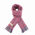 MUCROS WEAVERS MOHAIR-VISCOSE SCARF-PINK