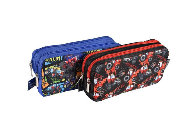 DOUBLE PENCILCASE TRACTOR PC-8298