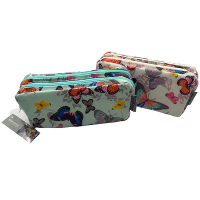 DOUBLE PENCILCASE BUTTERFLY PC-7499