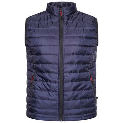 ZIP THROUGH GILET KBS KV141-NAVY BIG MAN