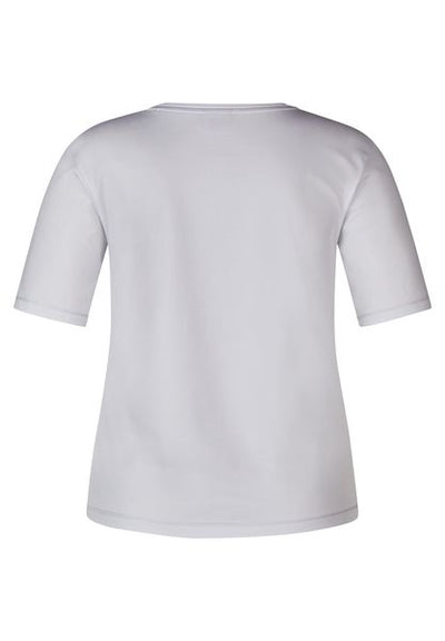 WHITE T-SHIRT WITH DESIGN 52-222301