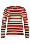 RABE ROUND NECK L/S STRIPE53-121609