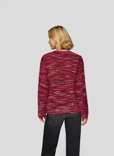 RABE LADIES ZIPPED JACKET  55-124524-SANGRIA