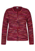 RABE LADIES ZIPPED JACKET  55-124524-SANGRIA