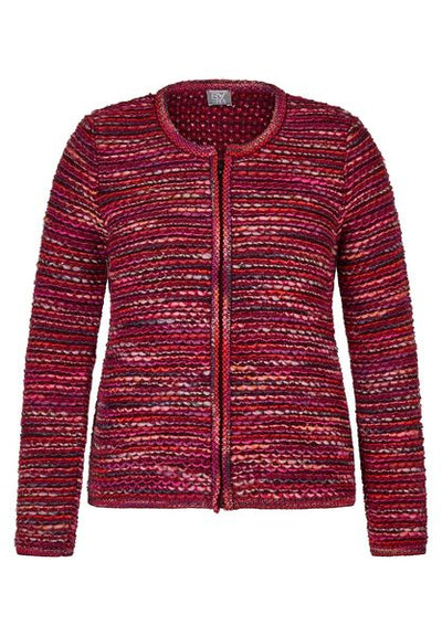 RABE LADIES ZIPPED JACKET  55-124524-SANGRIA