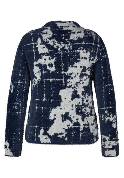 RABE LADIES ROUNDNECK JUMPER 55-223614-NAVY MIX