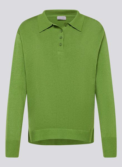 RABE LONG SLEEVE 3 BUTTON COLLAR 55-123621-GREEN