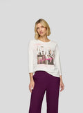RABE R/N L/S TOP PRINT 55-222300