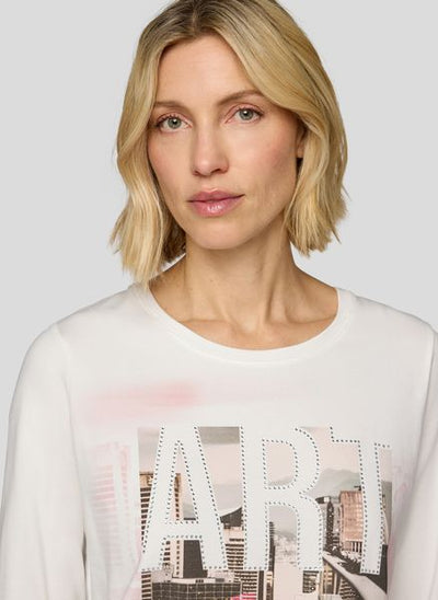 RABE R/N L/S TOP PRINT 55-222300