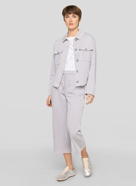 RABE LIGHT STRIPED BUTTON JACKET 56-117231