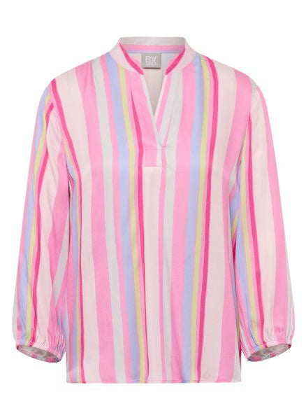 RABE L/S BLOUSE PINK STRIPE 56-117104