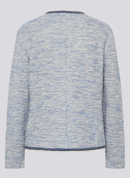 RABE JACKET BUTTON LUMBER  56-118225-WHITE BLUE