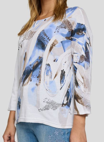 RABE LADIES ROUNDNECK JUMPER 56-118612