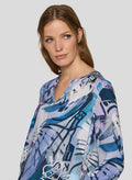 RABE BLOUSE TOP V NECK 56-114103