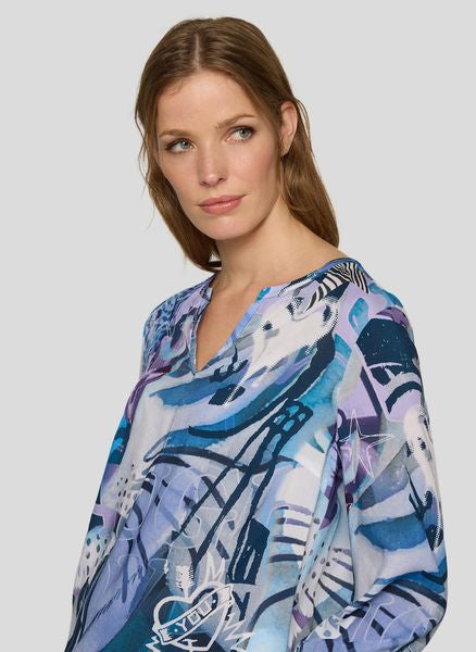 RABE BLOUSE TOP V NECK 56-114103