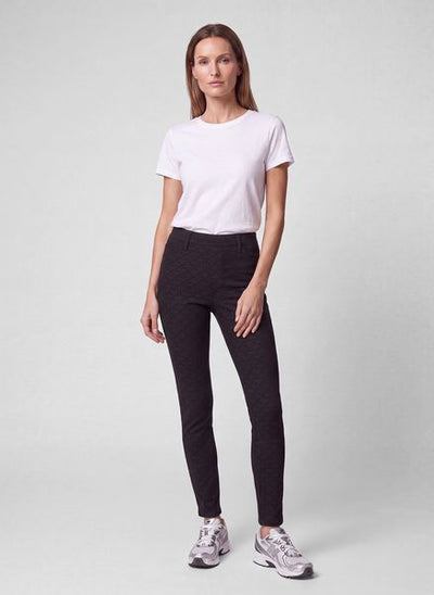 RABE  ALL ELASTIC WAIST DENIM PATTERN 57-300155-BLACK