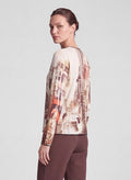 RABE LADIES R/N JUMPER TAN MIX 57-122619