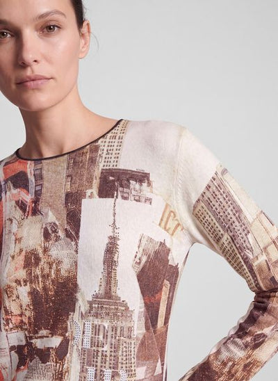 RABE LADIES R/N JUMPER TAN MIX 57-122619