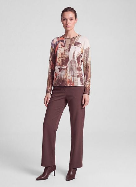RABE LADIES R/N JUMPER TAN MIX 57-122619