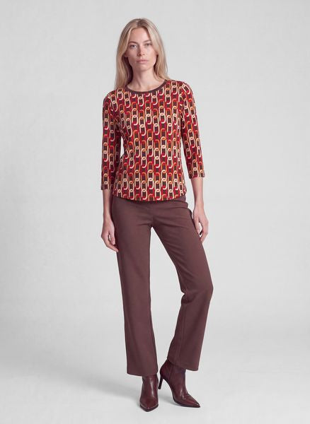 RABE TOP GEOMETRIC PATTERN L/S 57-122360