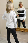 LEBEK MANDERIN NECK PRINT 35610052