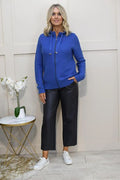 LEBEK CROCHET KNIT ZIPPED JACKET 46010052