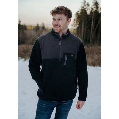 BLEUBIRD POLAR FLEECE-CHARCOAL UNISEX