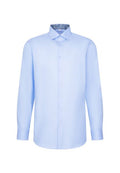 SEIDENSTICKER PLAIN 100% COTTON NON IRON 845531-LIGHT BLUE