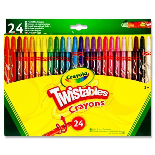 TWISTABLE CRAYONS X 24 V128501