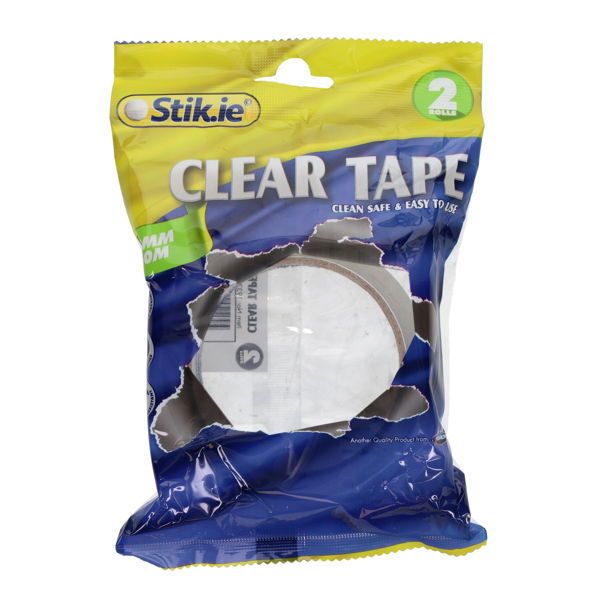 SELLOTAPE 19 MM 2 PACK CLEAR 19330