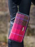 MUCROS WEAVERS TWEED WALLET-PINK