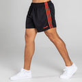 MOURNE SHORTS-BLACK RED