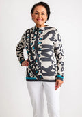 LEBEK FUNNEL NECK LADIES KNIT 15390042 968