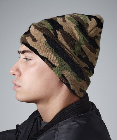 BC419-CAMO BEANIE HAT