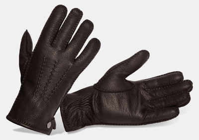 BUGATTI LEATHER GLOVE  21143-BLACK