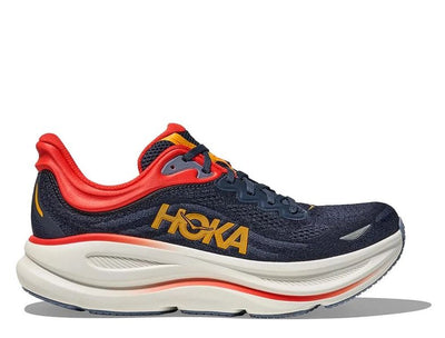 HOKA BONDI 9 WIDE 1162011-NAVY RED