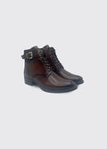 DUBARRY LOW HEELBOOT SIDE ZIP BUCKLE 1993 CASE