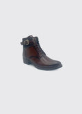 DUBARRY LOW HEELBOOT SIDE ZIP BUCKLE 1993 CASE