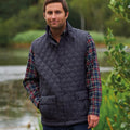 ASHBY QUILTED GILLET-NAVY