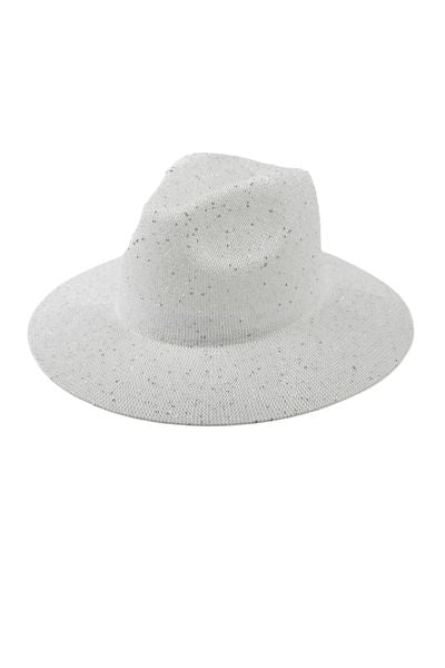 PANAMA HAT SEQUINS 29273  PHANIE-WHITE