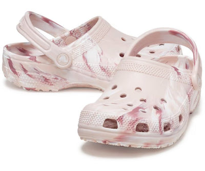 CHILDRENS CLASSIC MARBLED CLOG-PINK