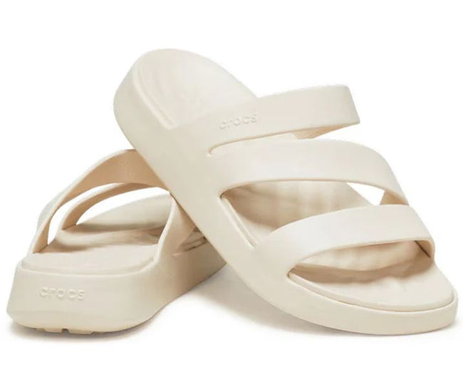 CROCS GETAWAY STRAPPY 209587-BEIGE
