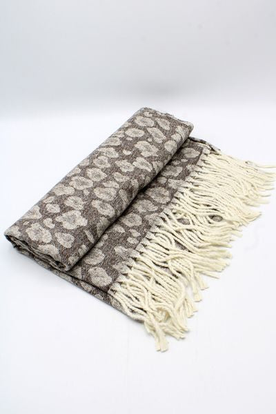 LADIES SCARF 72606 / 57-BROWN