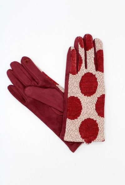 SPOT GLOVES 17148-RED