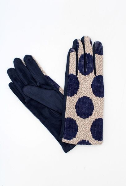 SPOT GLOVES 17148-NAVY